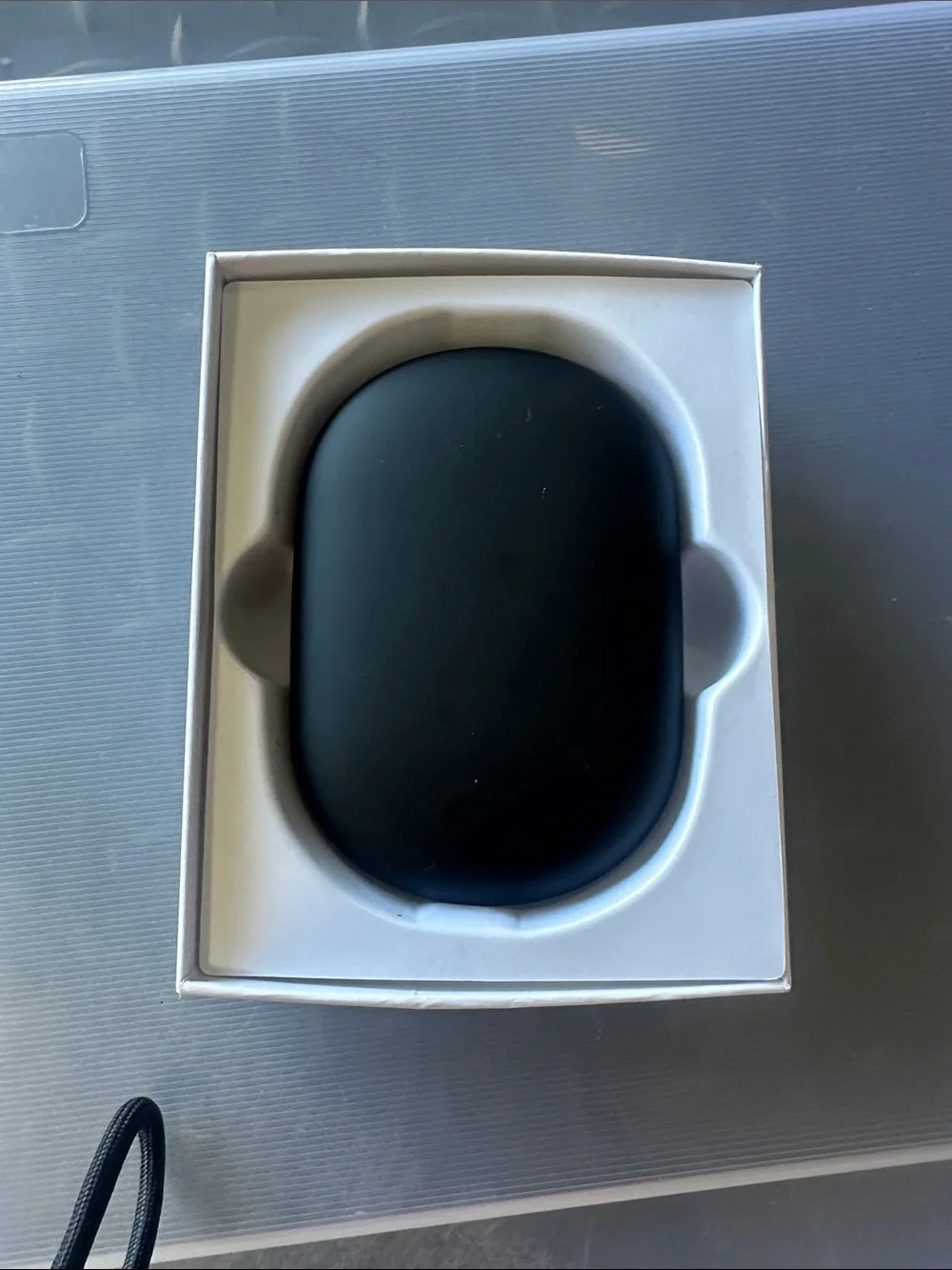 Wireless True Bluetooth Earbuds in Black Chrome - Sleek Compact Charging Case